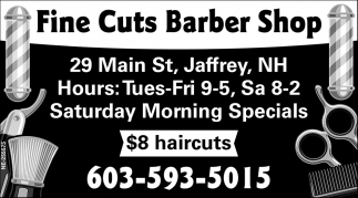 8 Haircuts Fine Cuts Barber Shop