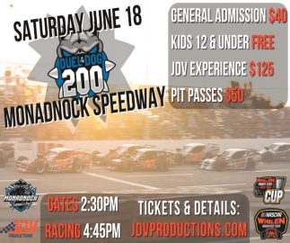 Saturday June 18, Monadnock Speedway