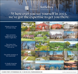 Where Ever you See Yourself In 2023, Four Seasons Sotheby's