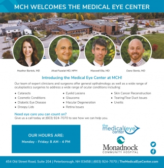 MCH The Medical Eye Center, Monadnock Community Hospital, Peterborough, NH