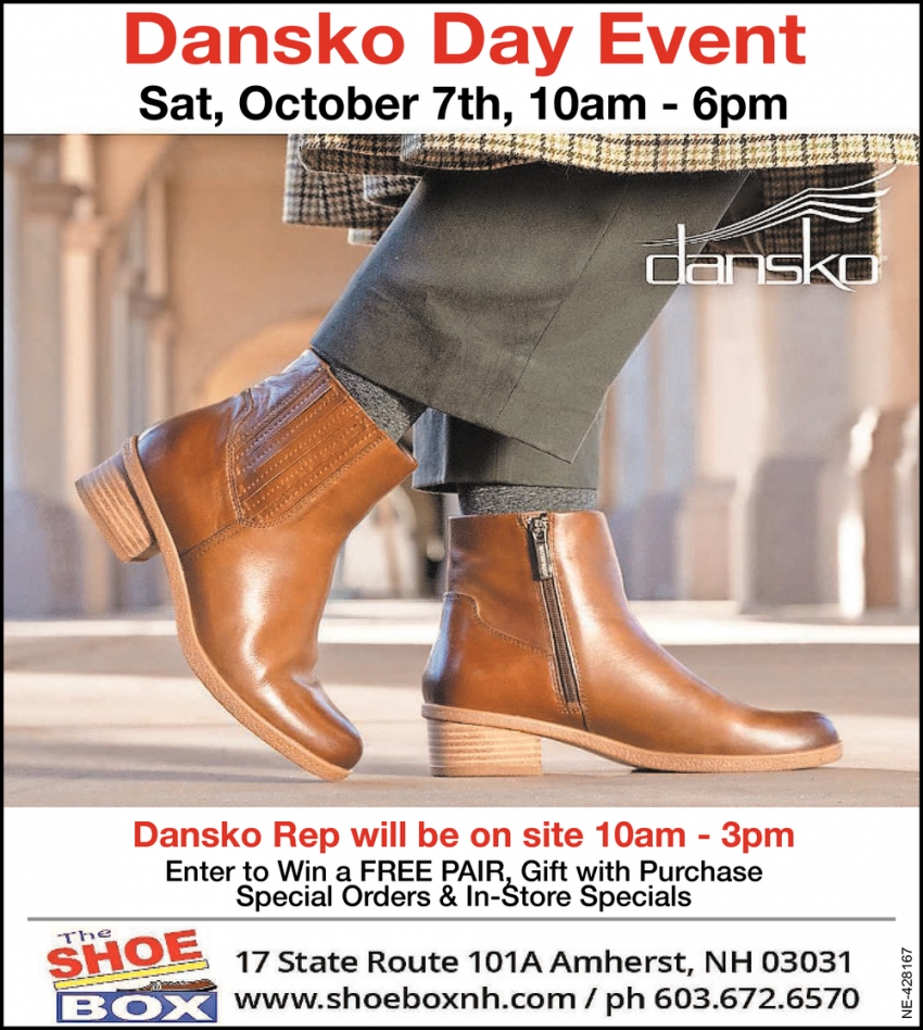 Dansko Day Event The Shoe Box Amherst NH